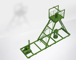 Modell Förderturm