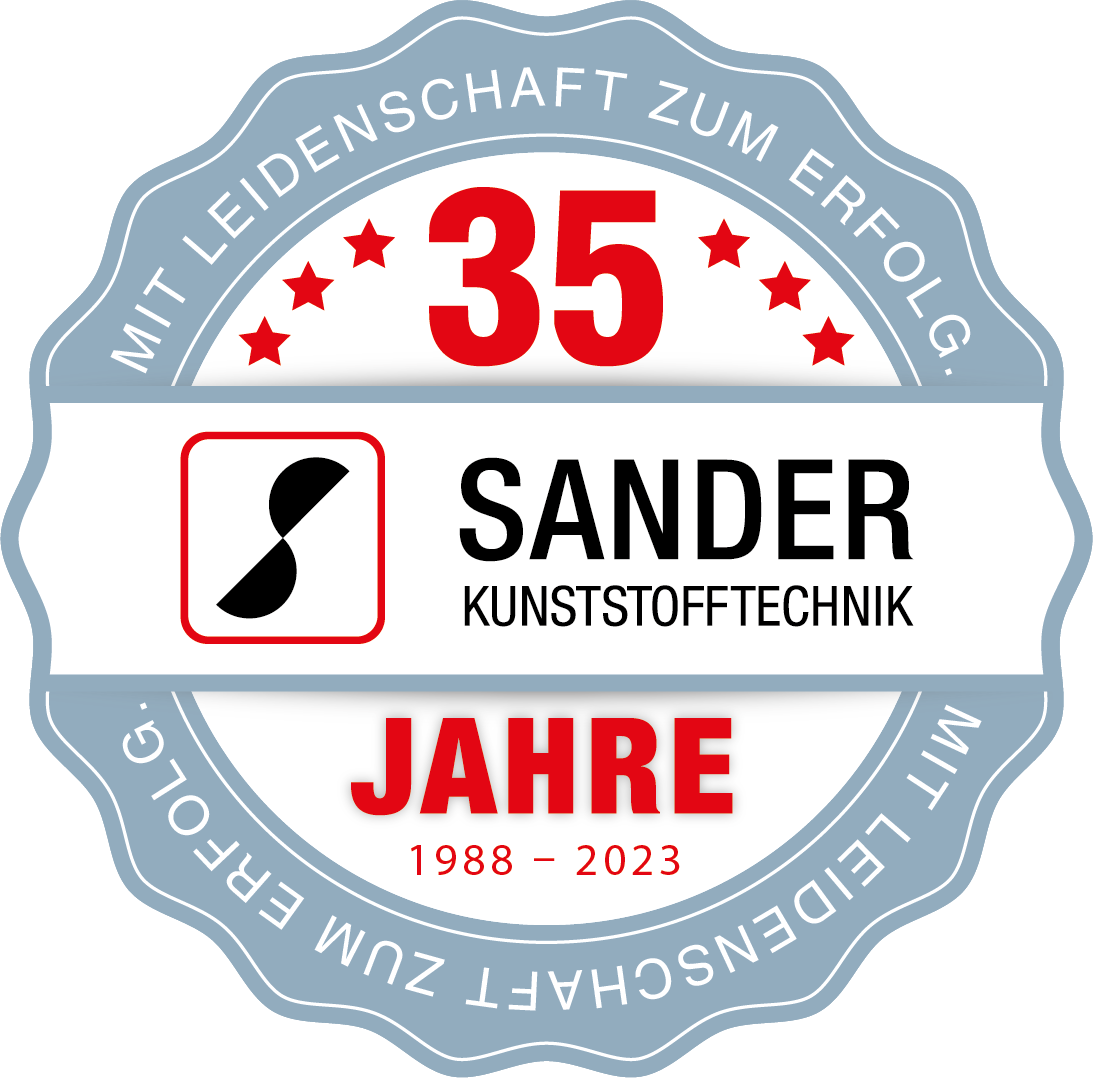 Jubiläumslogo 35 Jahre Sander